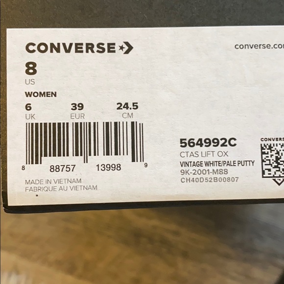 Converse Ctas Lift shoes for women - Picture 6 of 8